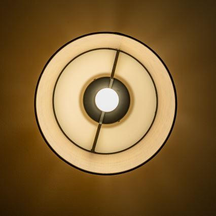 Brilagi - LED плафон-полилей CERIA 1xE27/40W/230V Ø 35 см бежов