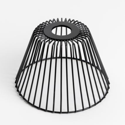 Brilagi - LED плафон-полилей CERIA WIRE 1xE27/40W/230V, Ø 21 см, черен/дъб