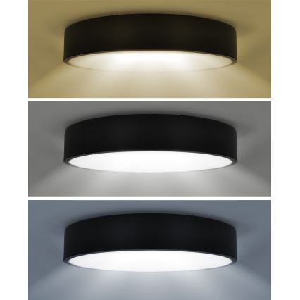 Brilagi - LED плафон POOL LED/36W/230V 3000/4000/6000K Ø 30 см черен
