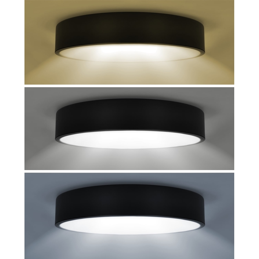 Brilagi - LED плафон POOL LED/36W/230V 3000/4000/6000K Ø 30 см черен