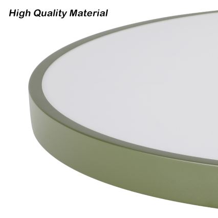 Brilagi - LED димируем таванен плафон POOL LED/36W/230V 3000-6000K Ø 30 см зелен + дистанционно управление