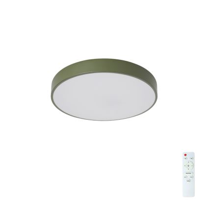 Brilagi - LED димируем таванен плафон POOL LED/36W/230V 3000-6000K Ø 30 см зелен + дистанционно управление