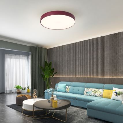 Brilagi - LED таванен плафон POOL LED/60W/230V 3000/4000/6000K, диаметър 50 см, бордо