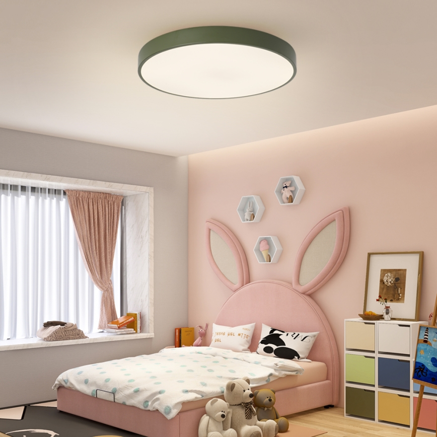 Brilagi - LED плафон POOL LED/60W/230V 3000/4000/6000K Ø 60 см зелен