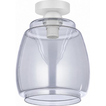 BRILAGI - LED плафон RETRO GLASS 1xE27/60W/230V Ø 26 см бял/димчато сив