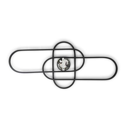 BRILAGI - димируемо LED таванно осветително тяло APOLLO LED/58W/230V 3000-6500K 43,2x101,2 см черно + дистанционно управление