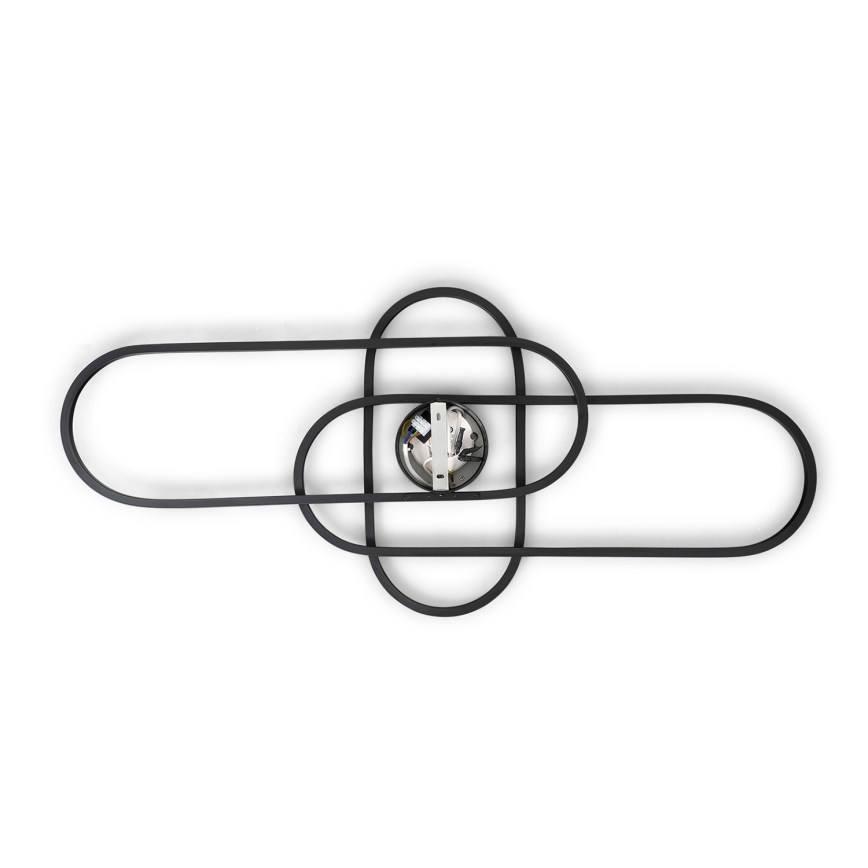 BRILAGI - димируемо LED таванно осветително тяло APOLLO LED/58W/230V 3000-6500K 43,2x101,2 см черно + дистанционно управление
