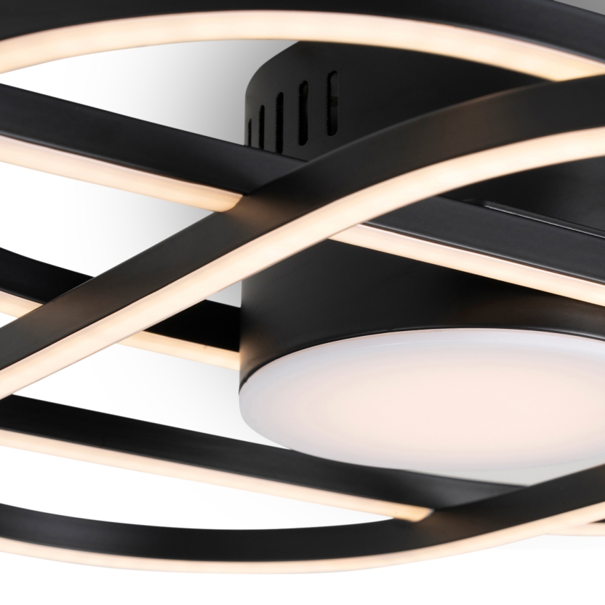 BRILAGI - димируемо LED таванно осветително тяло APOLLO LED/58W/230V 3000-6500K 43,2x101,2 см черно + дистанционно управление