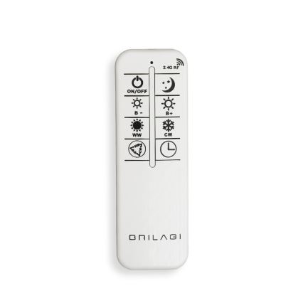 BRILAGI - димируемо LED таванно осветително тяло APOLLO LED/58W/230V 3000-6500K 43,2x101,2 см черно + дистанционно управление