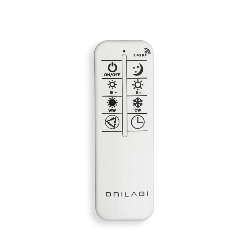 BRILAGI - димируемо LED таванно осветително тяло APOLLO LED/58W/230V 3000-6500K 43,2x101,2 см черно + дистанционно управление