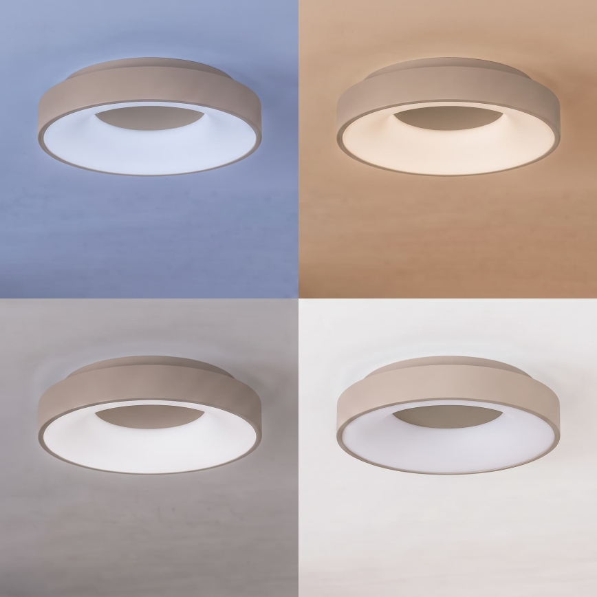 BRILAGI - LED димируемо таванно осветително тяло FALCON II LED/67W/230V 3000-6500K Ø 40 см бежово + дистанционно управление