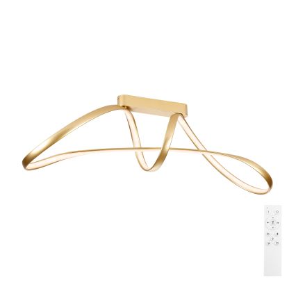 Brilagi - LED димируем накладен полилей TWISTER LED/60W/230V 3000-6000K златен + дистанционно управление
