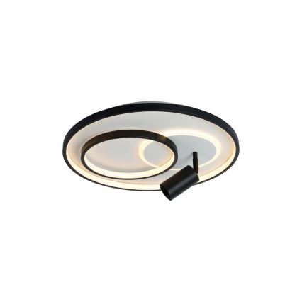 Brilagi - Димируемо LED таванно осветително тяло UNITY LED/60W/230V + 1xGU10/3W 3000–6000K Ø 50 см бяло/черно + дистанционно управление