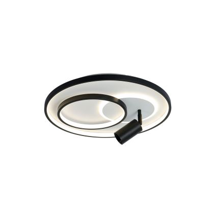 Brilagi - Димируемо LED таванно осветително тяло UNITY LED/60W/230V + 1xGU10/3W 3000–6000K Ø 50 см бяло/черно + дистанционно управление