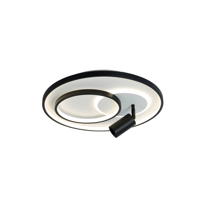 Brilagi - Димируемо LED таванно осветително тяло UNITY LED/60W/230V + 1xGU10/3W 3000–6000K Ø 50 см бяло/черно + дистанционно управление