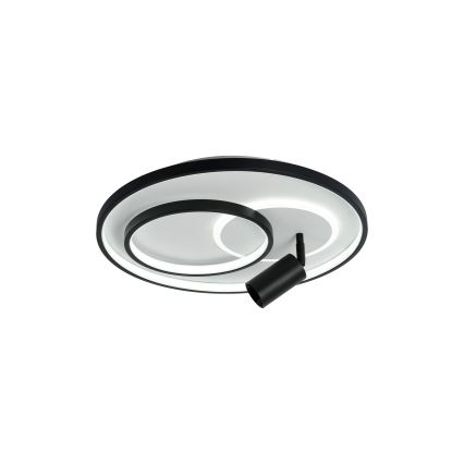 Brilagi - Димируемо LED таванно осветително тяло UNITY LED/60W/230V + 1xGU10/3W 3000–6000K Ø 50 см бяло/черно + дистанционно управление