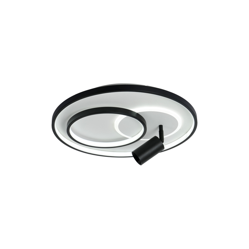 Brilagi - Димируемо LED таванно осветително тяло UNITY LED/60W/230V + 1xGU10/3W 3000–6000K Ø 50 см бяло/черно + дистанционно управление