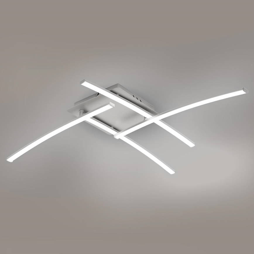 Brilagi - LED плафон STRIPES LED/32W/230V 69x69 см сребрист