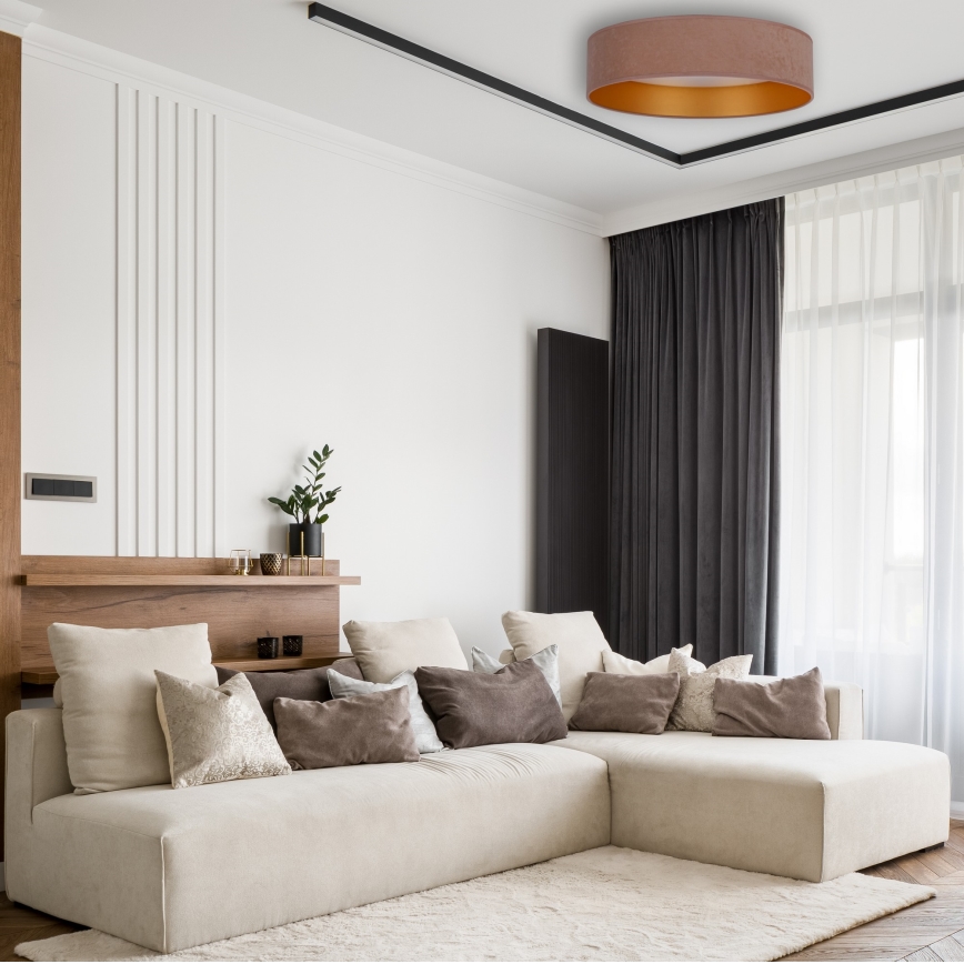 Brilagi - LED Плафон VELVET LED/24W/230V Ø 40 см 3000/4000/6400K бежов/златист