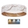 Brilagi - LED Плафон VELVET LED/24W/230V Ø 40 см 3000/4000/6400K бял/златист
