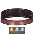 Brilagi - LED Плафон VELVET LED/24W/230V Ø 40 см 3000/4000/6400K черен/мед
