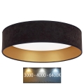 Brilagi - LED Плафон VELVET LED/24W/230V Ø 40 см 3000/4000/6400K черен/златист