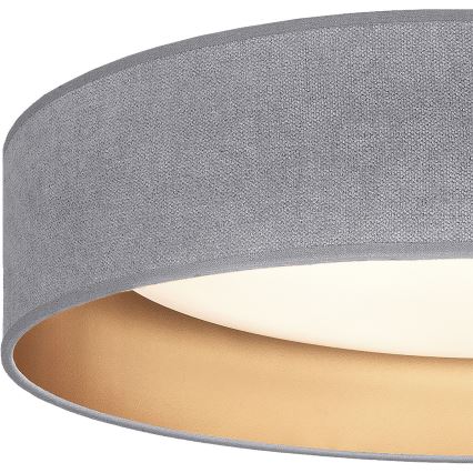 Brilagi - LED таванно осветително тяло VELVET SIMPLE LED/24W/230V 4000K Ø 45 см, сиво/златисто
