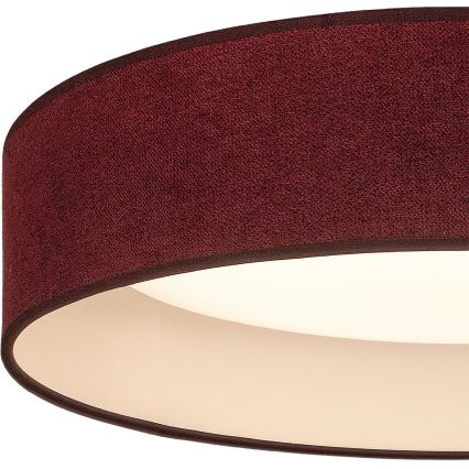 BRILAGI - LED плафон VELVET SIMPLE LED/24W/230V 3000K Ø 45 см бордо