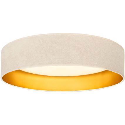 Brilagi - LED плафон VELVET SIMPLE LED/24W/230V 3000K Ø 45 см кремав/златист