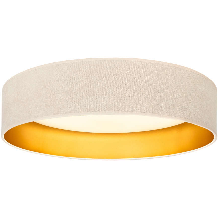 Brilagi - LED плафон VELVET SIMPLE LED/24W/230V 3000K Ø 45 см кремав/златист