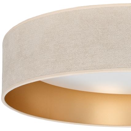 Brilagi - LED плафон VELVET SIMPLE LED/24W/230V 3000K Ø 45 см кремав/златист
