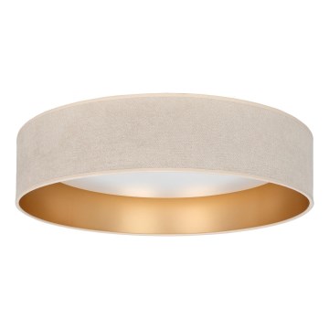 Brilagi - LED плафон VELVET SIMPLE LED/24W/230V 3000K Ø 45 см кремав/златист