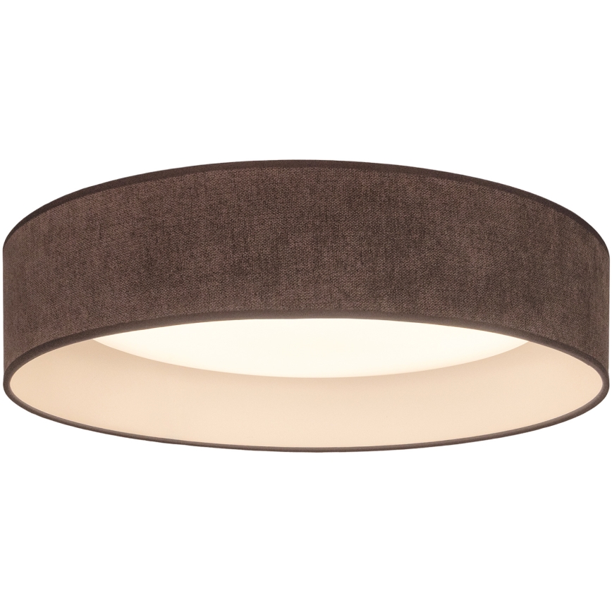 Brilagi - LED плафон VELVET SIMPLE LED/24W/230V 3000K Ø45 см кафяв
