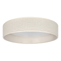 Brilagi - LED плафон VELVET SIMPLE LED/24W/230V 4000K Ø 45 см кремав