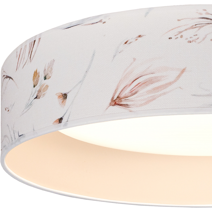 Brilagi - LED таванно осветително тяло VELVET SIMPLE LED/36W/230V 3000K Ø 55 см бял/цветя