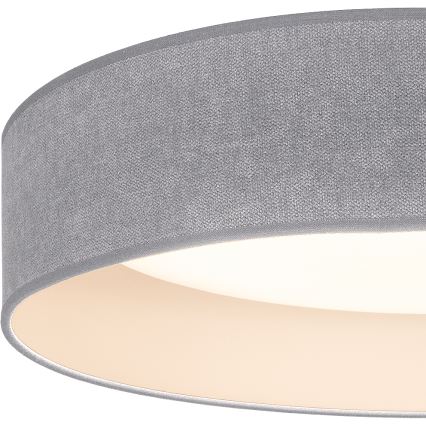 BRILAGI - LED плафон VELVET SIMPLE LED/36W/230V 3000K Ø 55 см, сив