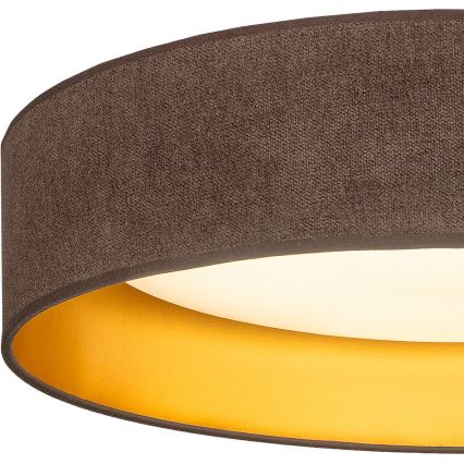 Brilagi - LED таванно осветително тяло VELVET SIMPLE LED/36W/230V 3000K Ø 55 cm кафяво/златно