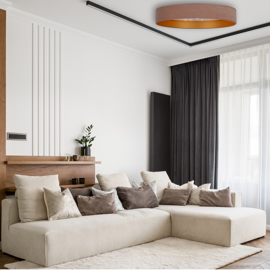 Brilagi - LED Плафон VELVET STAR LED/36W/230V Ø 55 см 3000K/4000K/6400K бежов/златист