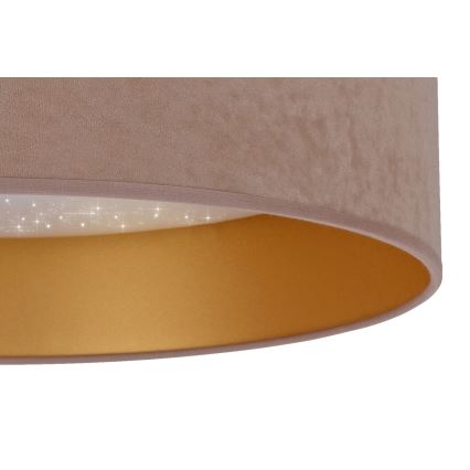 Brilagi - LED Плафон VELVET STAR LED/36W/230V Ø 55 см 3000K/4000K/6400K бежов/златист