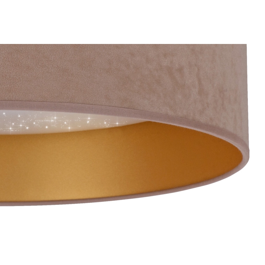 Brilagi - LED Плафон VELVET STAR LED/36W/230V Ø 55 см 3000K/4000K/6400K бежов/златист