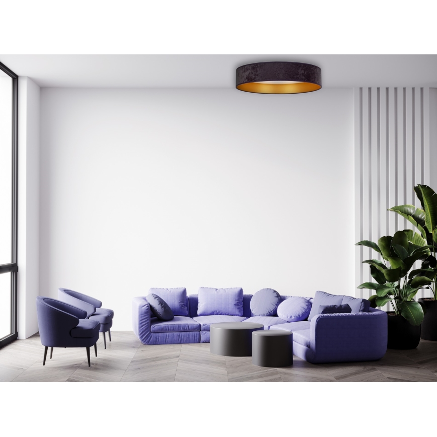 Brilagi - LED Плафон VELVET STAR LED/36W/230V Ø 55 см 3000K/4000K/6400K сив/златист