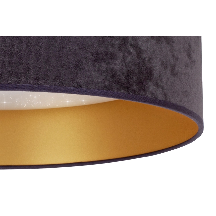 Brilagi - LED Плафон VELVET STAR LED/36W/230V Ø 55 см 3000K/4000K/6400K сив/златист