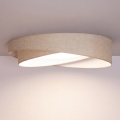 BRILAGI - LED плафон VELVET TWIST LED/24W/230V 4000K Ø 55 cm бежов