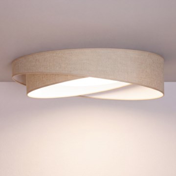 BRILAGI - LED плафон VELVET TWIST LED/24W/230V 4000K Ø 55 cm бежов