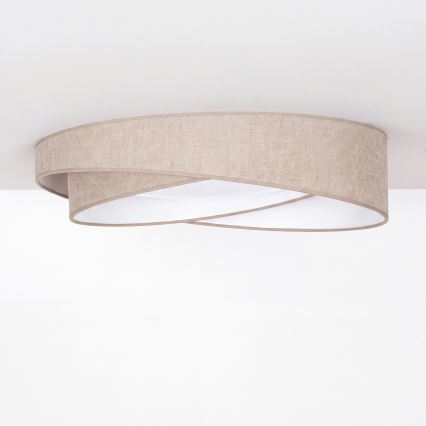 BRILAGI - LED плафон VELVET TWIST LED/24W/230V 4000K Ø 55 cm бежов
