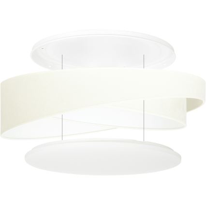 BRILAGI - LED плафон VELVET TWIST LED/24W/230V 4000K Ø 55 cm бежов