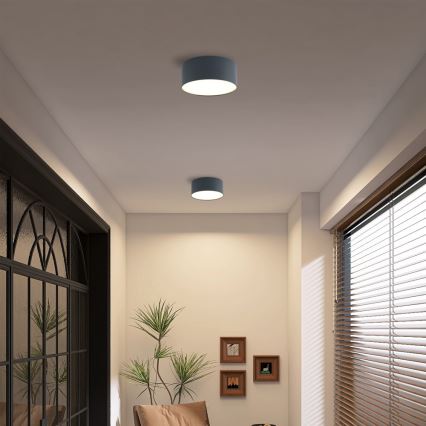 Brilagi - LED таванно осветително тяло за баня FORIS LED/20W/230V pr. 15 cm антрацит IP44