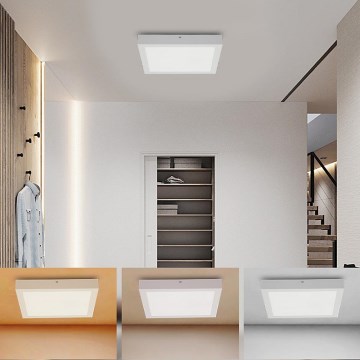 Brilagi - LED Плафон за баня FRAME LED/24W/230V 30x30 см 3000/4000/6000K IP44 бял