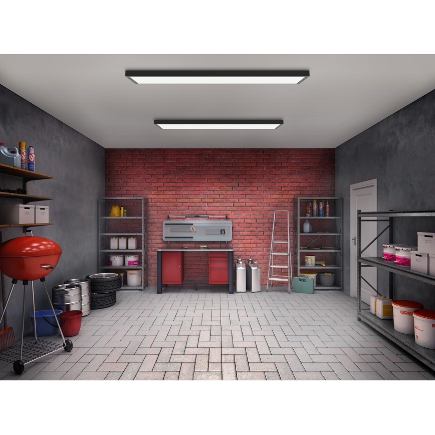 Brilagi- LED Плафон за баня FRAME LED/40W/230V 120x30 см IP44 черен