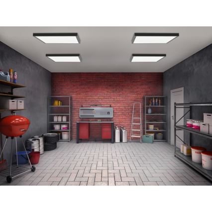 Brilagi - LED Плафон за баня FRAME LED/40W/230V 60x60 см IP44 черен